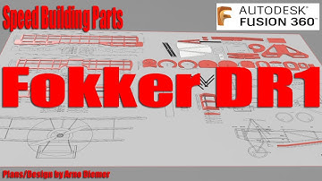 How I Fabricated Parts For The Famous Fokker DR1 | Fusion 360 | Pt 2