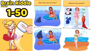 Brain Riddle Tricky Puzzles Levels 1 - 50 Complete Gameplay Walkthrough