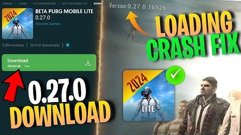 PUBG Lite 0.27.0 DOWNLOAD 😍| Crash & Loading Fix | Pubg Lite New Update 0.27.0 Today Features 2024 ?