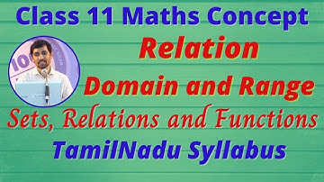 Concept of Relation Chapter 1 Sets, Relations and Functions Class 11 Maths