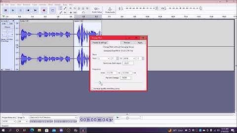 how to make demonic voice using audacity