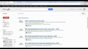 How to use Google Reader 101