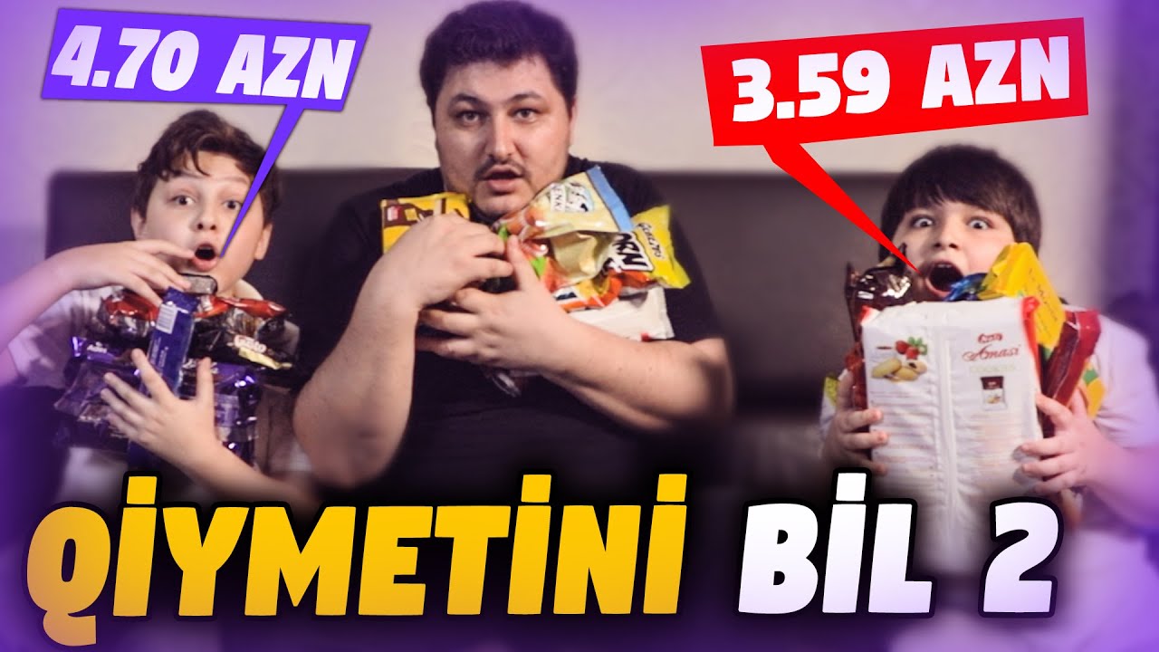 OĞULLARIMLA Qiymətin Bil Qazan part 2 (hədiyyəli yarışma)