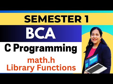 L - 57  Header File math.h | Standard Library Functions in C Programming |Course on C Programming