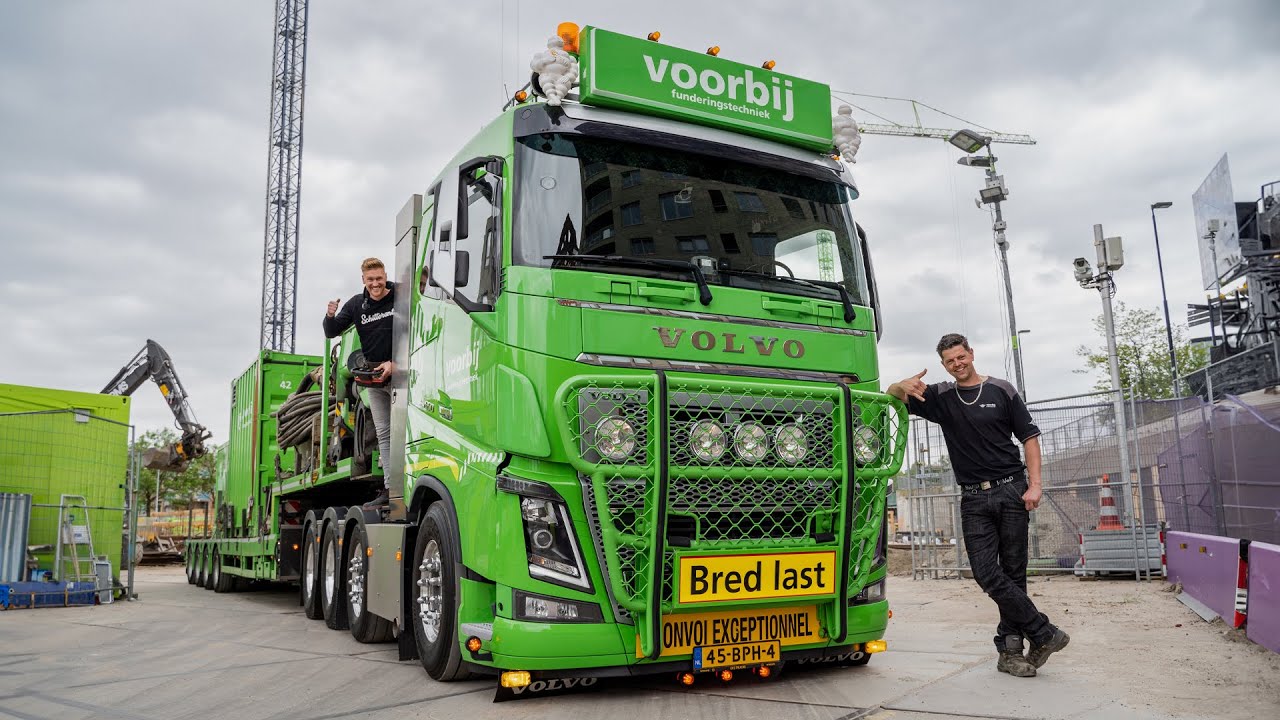 Een dag vol actie met de Volvo FH16 van Voorbij Funderingstechniek! 🤩