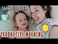 MOMMY MORNING ROUTINE 2020 | Stay & Work at Home Mom, How I Spend Time With God & Clean With Me