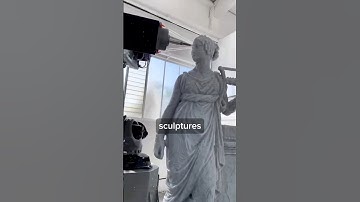 Unconventional use of technology: a massive robotic arm creates sculptures