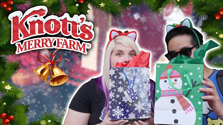 Christmas mystery bags and carnival games at Knott's Merry Farm!