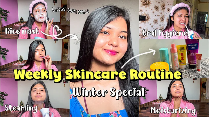 My WEEKLY Winter Skincare Routine for Glowing Skin ✨ | Step by Step Routine 🎀 