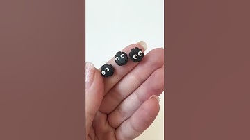 Soot Sprite Polymer Clay Studio Ghibli