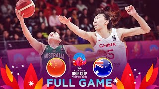 China v Australia | Full Basketball Game | FIBA Women's Asia Cup 2023