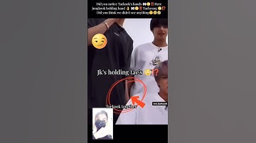 jungkook holding hands Taehyung on camera 👀🤭‼️#taekook#bts#shorts#trending#vkook#vk#jungkook