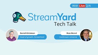 StreamYard TechTalk with Ross Brand