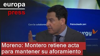 Moreno Cree Que Montero No Deja El Acta En El Congreso Para Estar Aforada