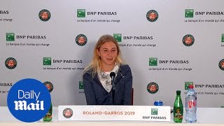 Amanda Anisimova upsets Simona Halep in the French Open