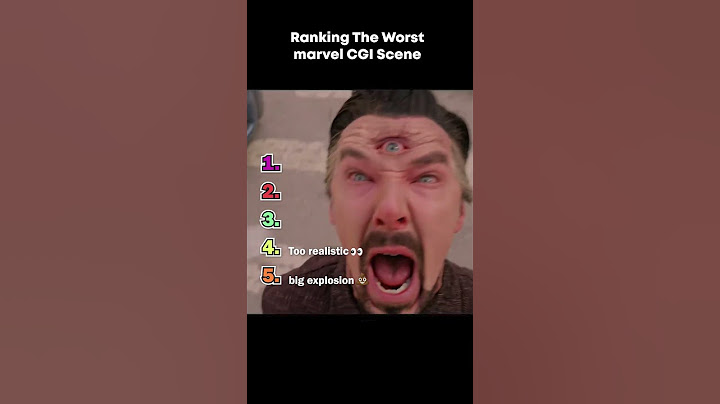 Top 5 Worst CGI in marvel