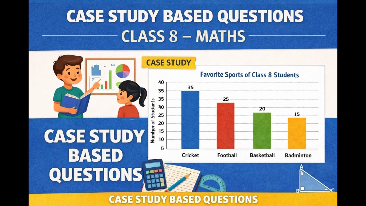 Class 8 Case Study Based Important Question Practice - YouTube