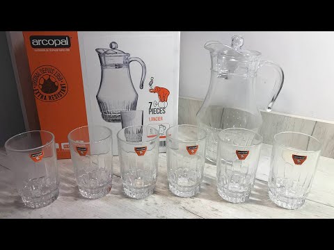 Огляд Набір для напоїв Arcopal Lancier із 7 предметів