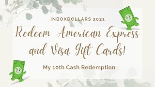 Inboxdollars NEW Visa and Amex Rewards! screenshot 3