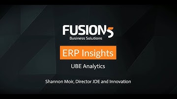 JDE Tool | ERP Insights - UBE analytics