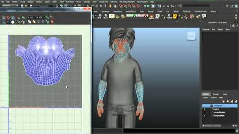 Character Creation In Maya Part 4-3