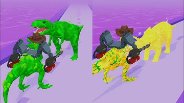 Dino Evolution Run3D Satisfying gameplay android, ios