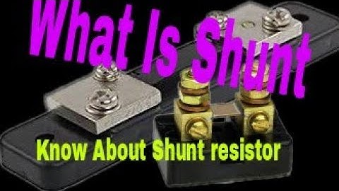 #EP-28 What is shunt resistor. Watch video till end
