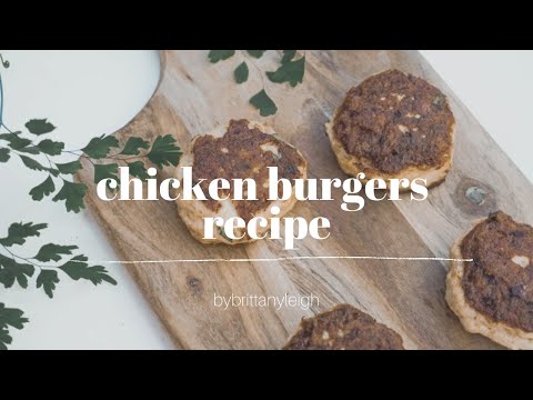 flavour-packed chicken burgers // recipe