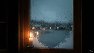 Soft Rain candle light🌧️ | Cozy Night ASMR Loop | SoftLoop