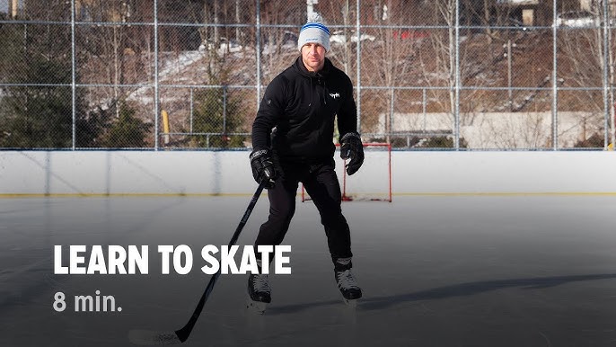 How to Glide on One Foot on the Ice! Skating Tutorial by Ice Coach Online!  