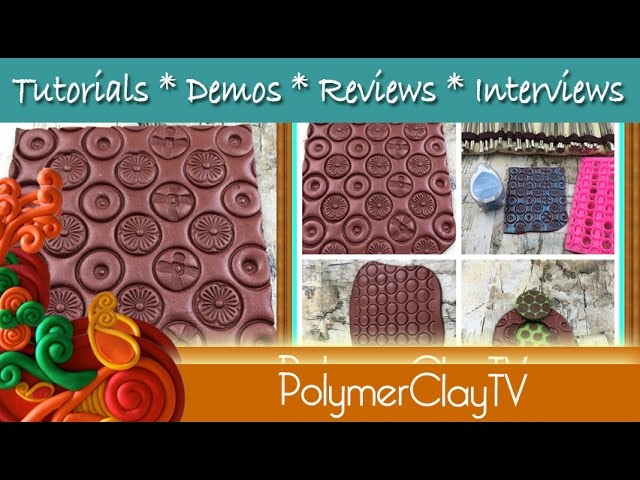 DIY Texture Stamps for Polymer Clay 