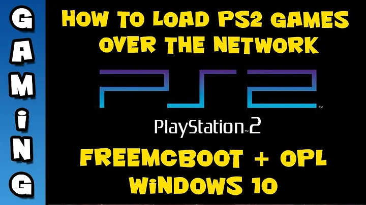 HOW TO play PS2 games off a Network Share Drive using FreeMcBoot and Open PS2 Loader | Playstation 2