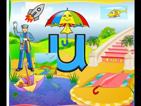 KG1: LetterLand Uppy Umbrella Key Vocabulary + Workbook pages 4 &amp; 5 ...