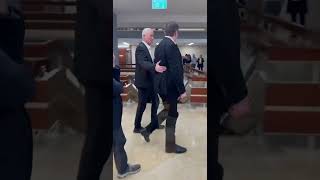 Elon Musk meeting with Benny Gantz in Israel