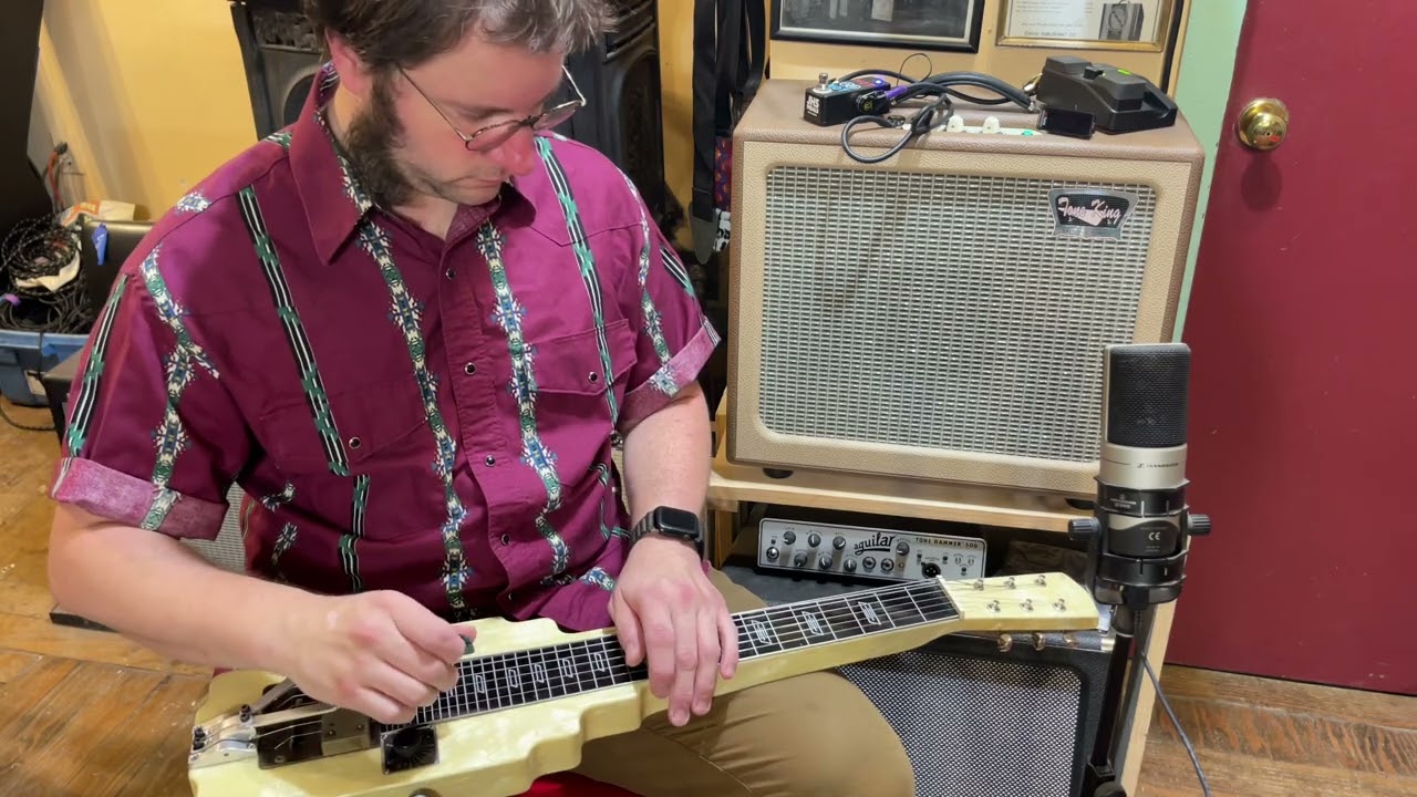 1940s National Princess lap steel electric guitar - YouTube