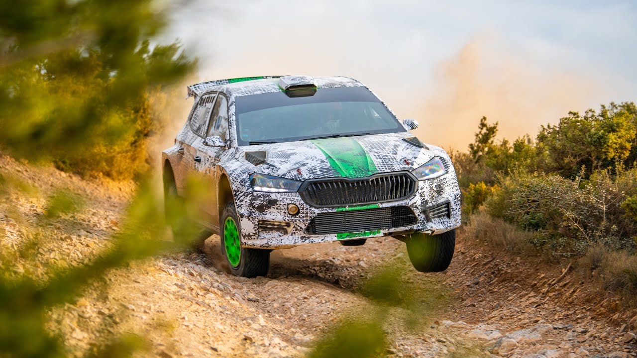 Skoda r5 Rally Team disaygn