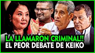 Iii Debate Presidencial Todos Contra Keiko Atencio Guevara Nieto Vizacarra Caller Jaimes