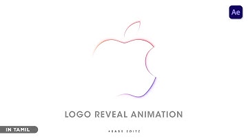 Logo Reveal Animation After Effects in Tamil for Beginners | FREE File #aftereffects  #textanimation