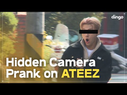 Hidden Camera Pranks on KPOP Idols (ft. ATEEZ) • ENG SUB • dingo kdrama