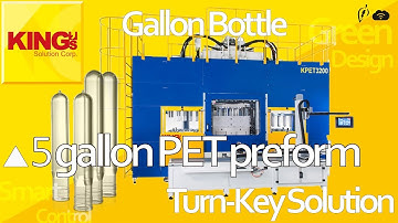 Efficient 5 Gallon PET Preform Injection Molding Machine with 8+8 Cavity - KING