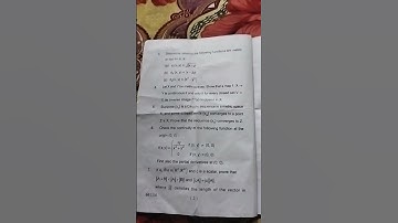 MSc first semester 2022-23 real analysis kumaun University