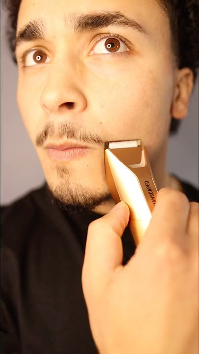 How to Trim Your Mustache and Goatee