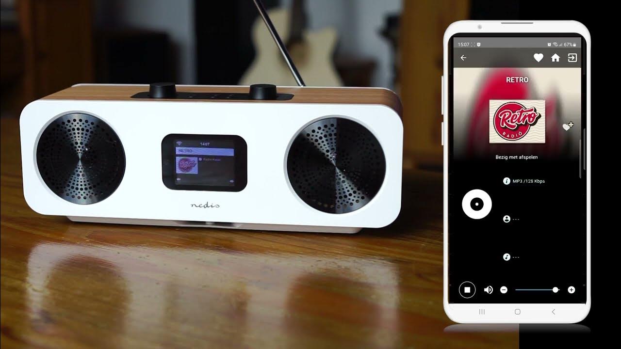 Nedis Radio RDIN2500WT & AirMusic Control App YouTube