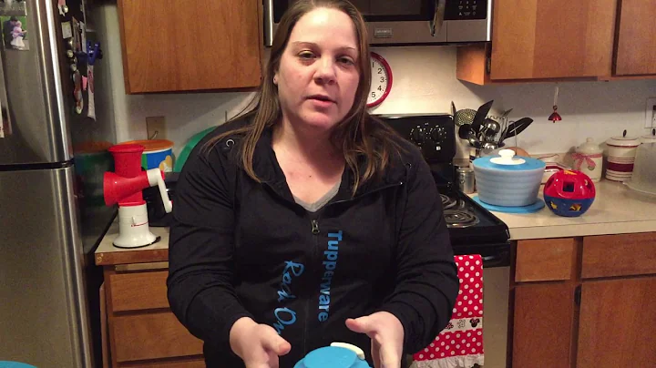 Pico de gallo Tupperware demonstration with Amy As...