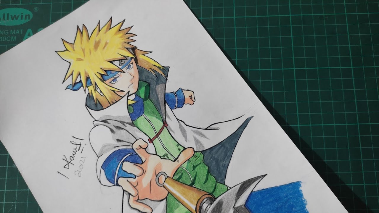 Shinato Naruto Boruto - Desenhos na folha magica - NELO2