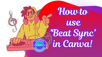 How to use Beat Sync in Canva! ☀️😊