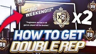 How To Get Double Rep 99 Overall Fast - Nba 2K18