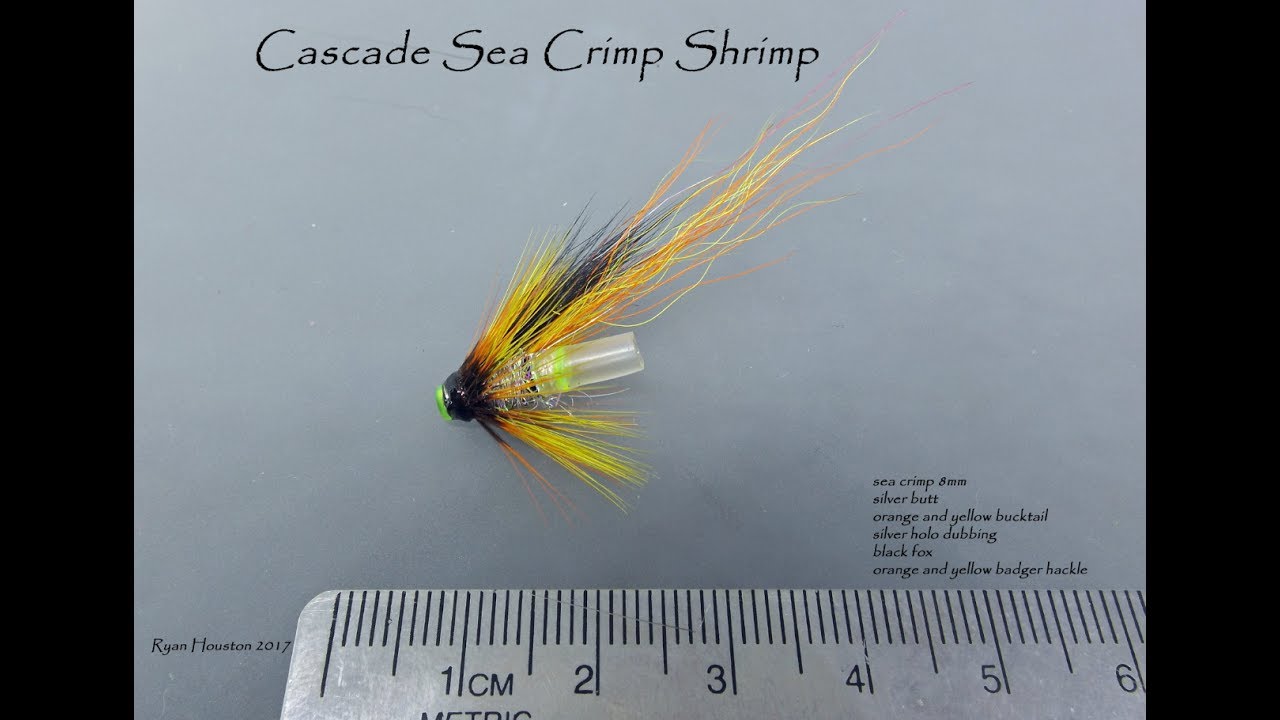 salmon fish TYING THE CASCADE SEA CRIMP SHRIMP WITH RYAN HOUSTON 2017