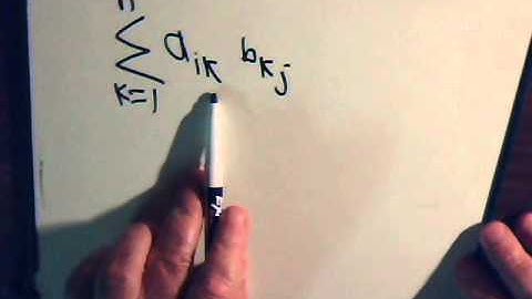 Linear Algebra Video #7: Matrix Multiplication - Definition And Examples