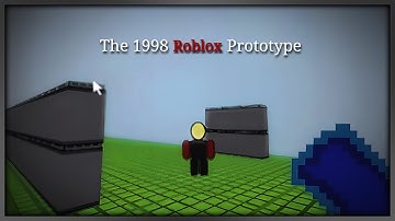 The 1998 Roblox Prototype